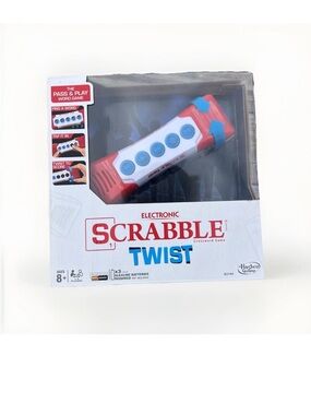 Hasbro Electronic Scrabble Twist Game, New